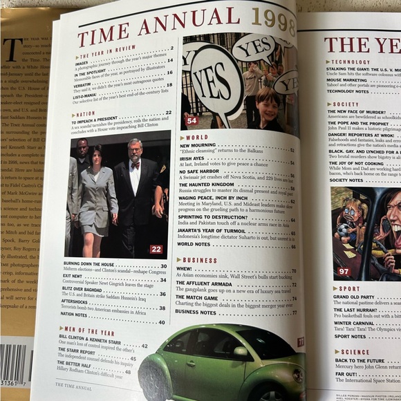 📘 TIME Annual 1998: The Year in Review – A Look Back at a Defining Year! - Picture 3 of 7